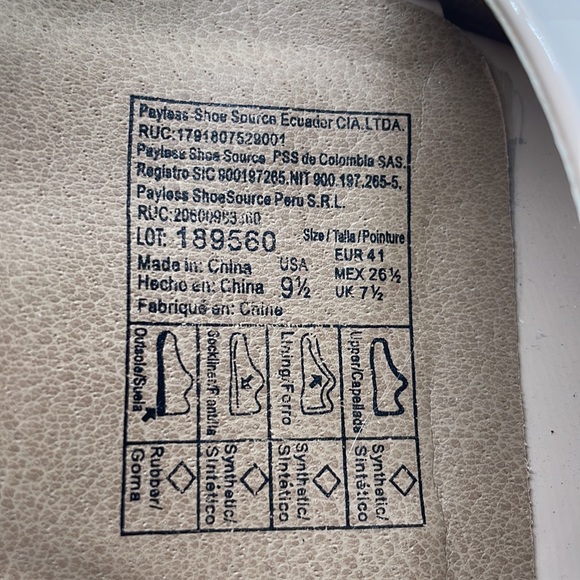 Nude patent ankle strap heels size 9 1/2 - Picture 6 of 13